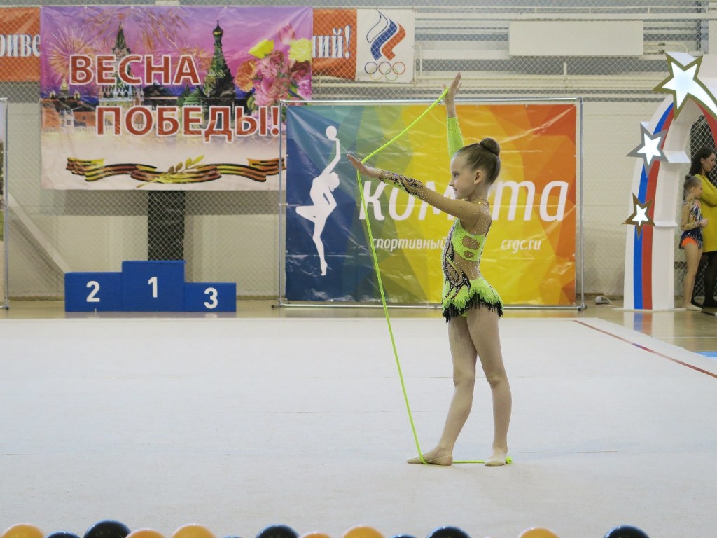 В Ивантеевке состоялся Первый открытый турнир по художественной гимнастике «Весна победы»