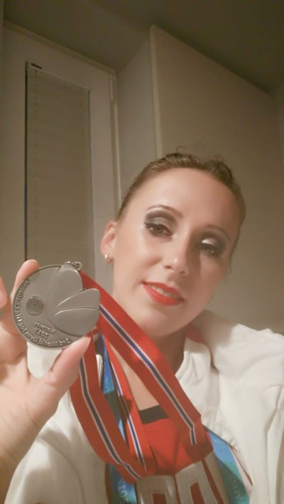 Поздравляем Ирину Александровну с серебряной медалью!!!
